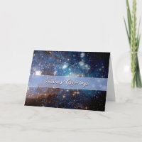 Noite estrelado dos cumprimentos da estação -