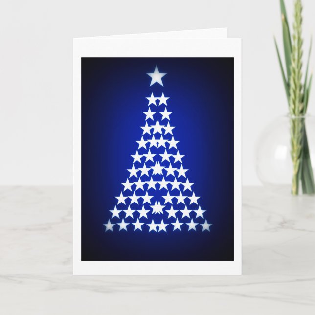 Cartão De Festividades Noite estrelado estrelado (Frente)