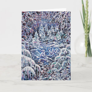 Cartão De Festividades Noite Silenciosa