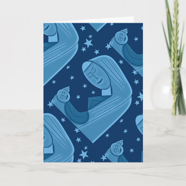 Cartão De Festividades Noite Silenciosa (Frente)