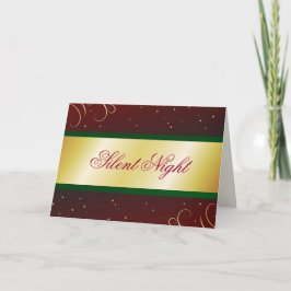Cartão De Festividades Noite Silenciosa