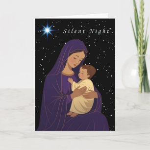 Cartão De Festividades Noite Silenciosa