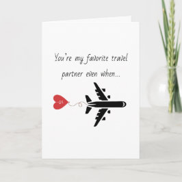 Cartão De Festividades Noivado Simples e Engraçado para namorado marido P