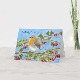Cartão De Festividades Nollaig Shona Christmas Card