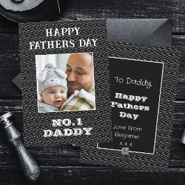 Cartão De Festividades Nome Do Pai N.O 1 E Dia de os pais De Fotografia