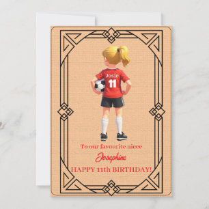 Cartão De Festividades Nome Personalizado Número e Texto Aniversário Meni
