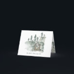 Cartão De Festividades Nome Personalizado Russo Cabine Watercolor Forest<br><div class="desc">Cartão de Feriado de Floresta Verde Com Aquarela De Cabina Russa Personalizada</div>