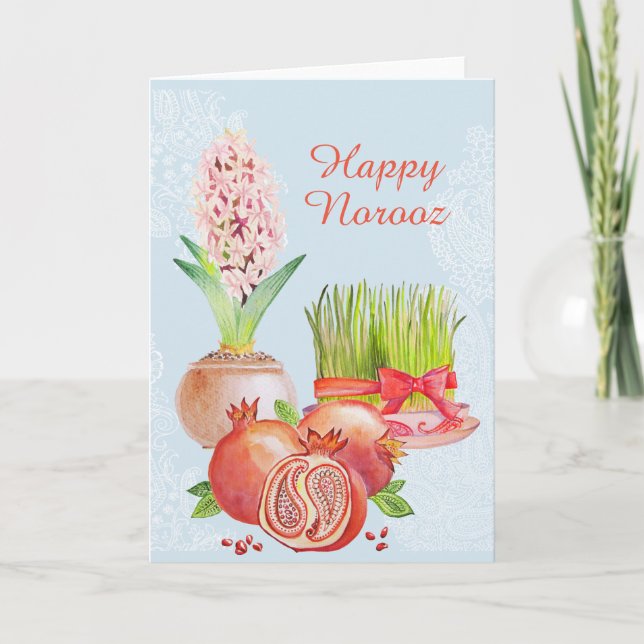 Cartão De Festividades Norooz feliz (Frente)