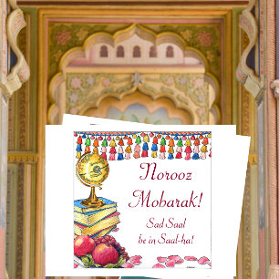 Cartão De Festividades Norooz Mobarak New Year Card