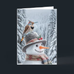 CARTÃO DE FESTIVIDADES NORTE FLICKER SNOWMAN - WINTER WONDERLAND<br><div class="desc">Norte Flicker Snowman Este cartão de Natal é um lembrete espantoso da beleza e graça durante a época de férias. O Norte Flicker Snowman ensina um sentimento de maravilha e alegria, inspirando-nos a todos a abraçar esta época mágica do ano. Prepare-se para espalhar alegria e felicidade este Natal com o...</div>