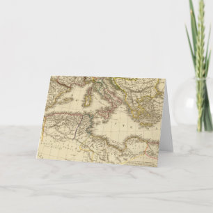 Cartão De Festividades North Africa, Mediterranean Sea