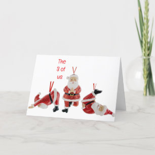 CARTÃO DE FESTIVIDADES NÓS 3 QUEREMOS DIZER NATAL DE MERCADO