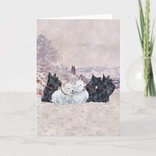 Cartão De Festividades Nós cinco inverno