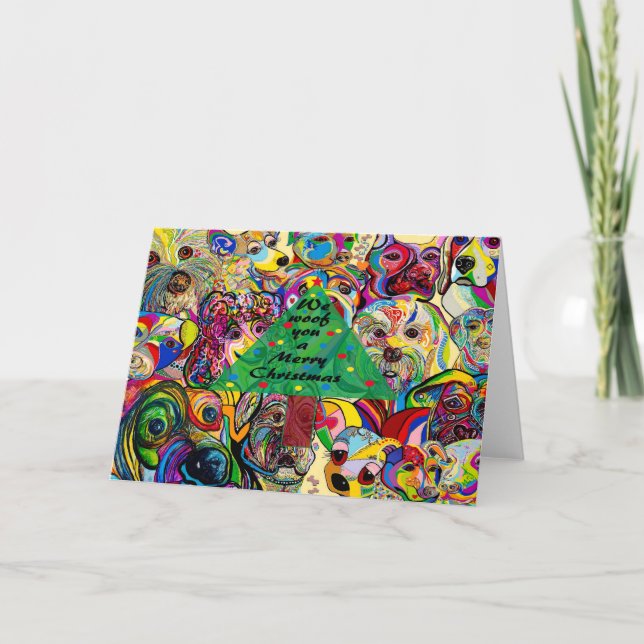 Cartão De Festividades Nós te demos um Feliz Natal (Frente)