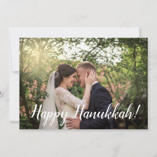 Cartão De Festividades Nossa Foto de Hanukkah, 1rua