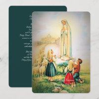 Nossa Senhora da Fatima Angel Prayer Trinitária