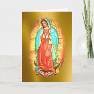Cartão De Festividades Nossa Senhora de Guadalupe