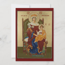 Cartão De Festividades Nossa Senhora de Walsingham