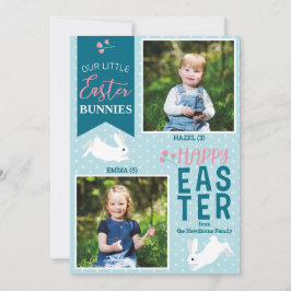 Cartão De Festividades "Nossos coelhinhos da Páscoa" Páscoa 2