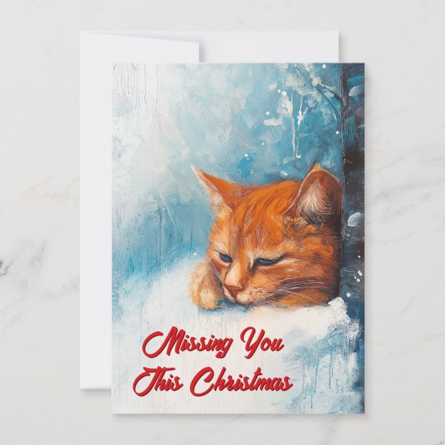 Cartão De Festividades Nostalgia de Natal (Frente)