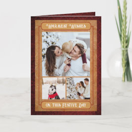 Cartão De Festividades Nostalgic Family Christmas Card