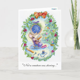 Cartão De Festividades "Not a Creature was Stirring" Holiday Cards