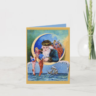Cartão De Festividades Nota de Brinquedos Santa Claus