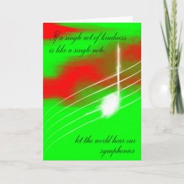 Cartão De Festividades nota solteiro