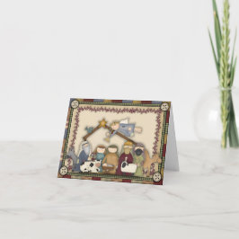 Cartão De Festividades Notecard de Natal Religioso Cristão