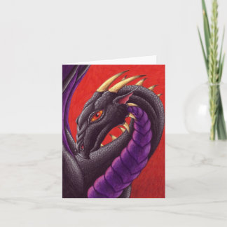 Cartão De Festividades Notecard escuro dos namorados