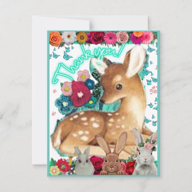 Cartão De Festividades Notecard plana (Frente)