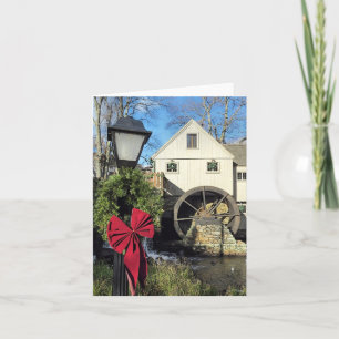 Cartão De Festividades Notecard - Plimoth Grist Mill