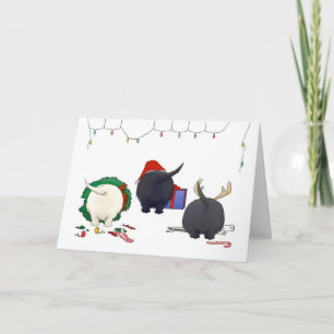 Cartão De Festividades Nothin' Butt A Scottie Christmas