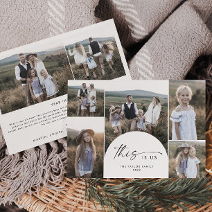 Cartão De Festividades Notícias da família de fotos multifotos do Arch Mo