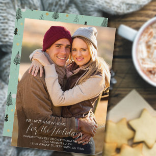 Cartão De Festividades Nova casa para Cheio de feriados Foto para novo en