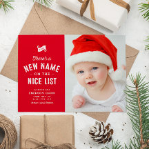 Novo bebê fofo duas fotos Natal vermelho