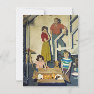 Cartão De Festividades Novo Litro De Gatinhos