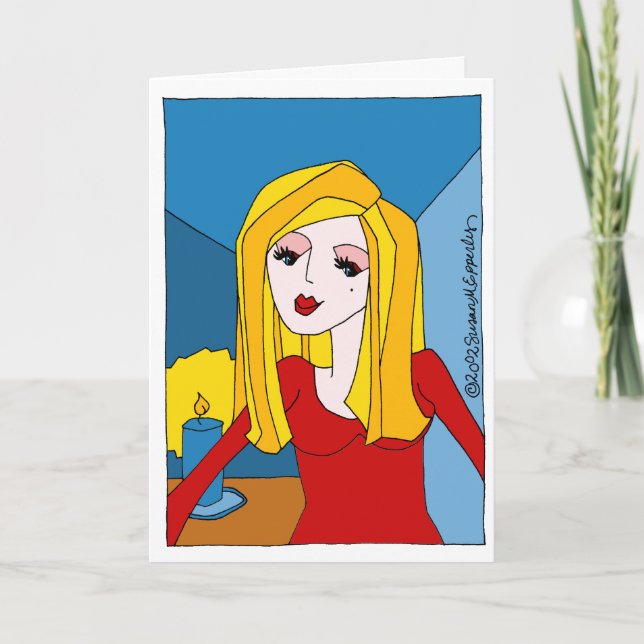 Cartão De Festividades Novo Namorados Rumi Citação Romântica (Frente)