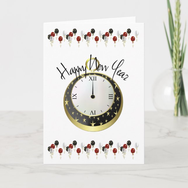 Cartão De Festividades Novos começos (Frente)