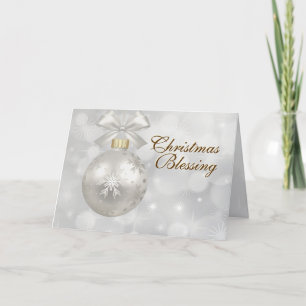 Cartão De Festividades Números de bênção natalícia 6:24-26 Bíblia Verso