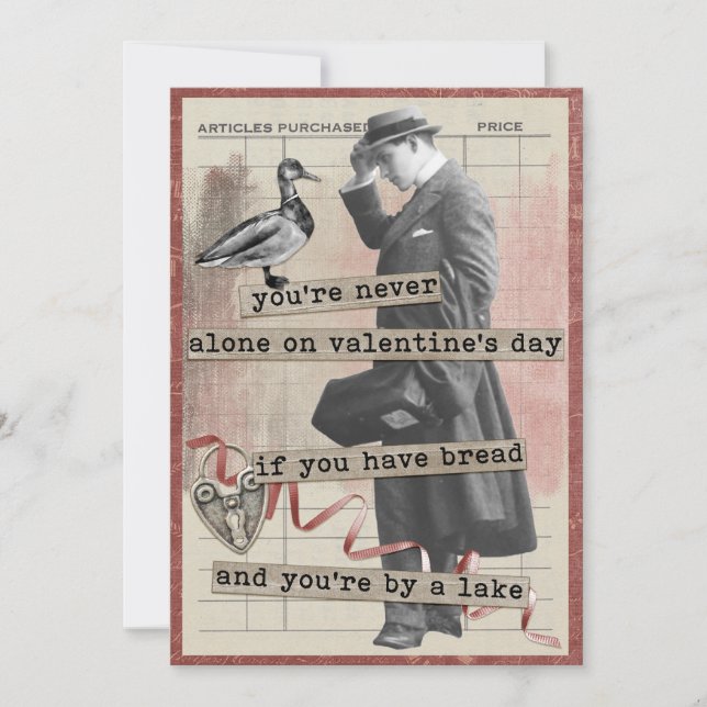 Cartão De Festividades Nunca sozinho (Frente)