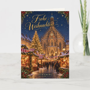Cartão De Festividades Núremberg Feliz Natal