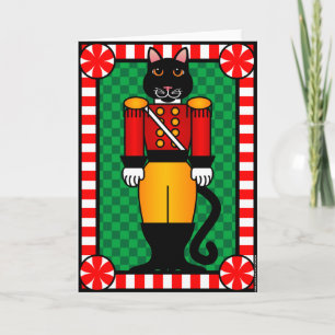 Cartão De Festividades Nutcracker Cat