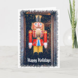 CARTÃO DE FESTIVIDADES NUTCRACKER, "HAPPY HOLIDAYS" MANIP. PHOTO CHRISTMA