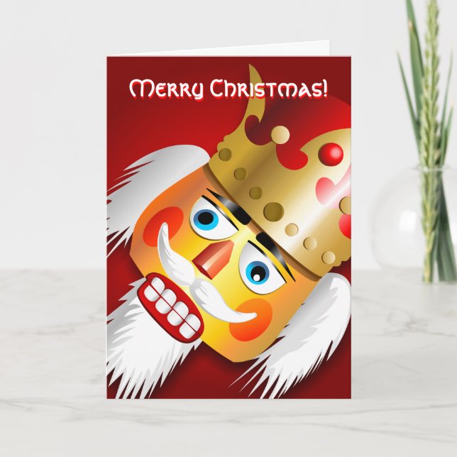 Cartão De Festividades Nutcracker King (Frente)