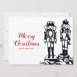 Cartão De Festividades Nutcracker Merry Christmas Card