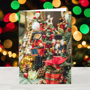 Cartão De Festividades Nutcracker Natal Personalizar Texto Assinatura