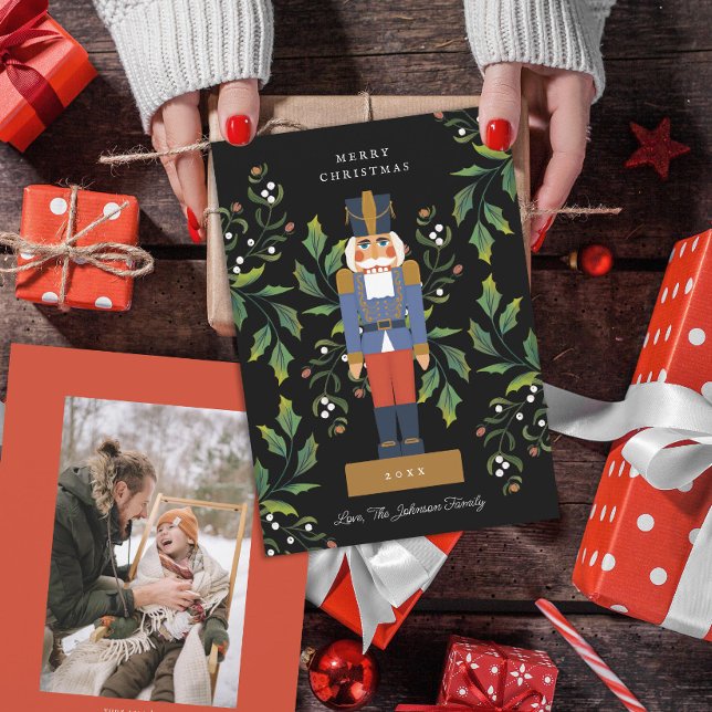 Cartão De Festividades Nutcracker tradicional (Criador carregado)