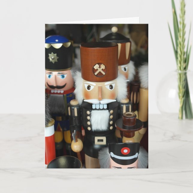 Cartão De Festividades Nutcrackers do Natal (Frente)