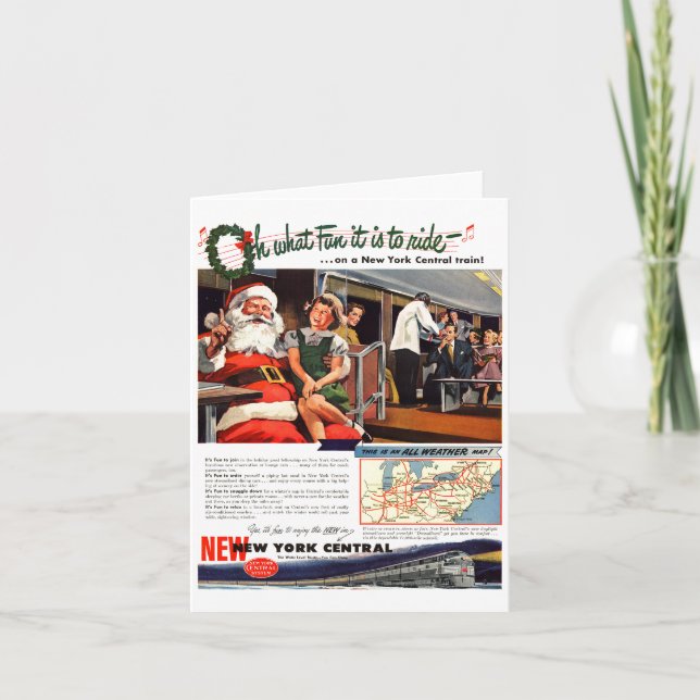 Cartão De Festividades NYC, oh que divertimento é (Frente)